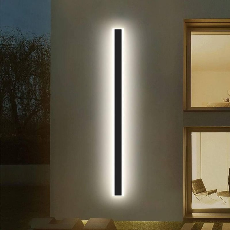 Outdoor Wall Lights |   Modern/Contemporary LED Outdoor Wall Light Sconce, Outdoor Long Strip LED Wall Sconce Multi, White Outdoor Lighting Multi, White