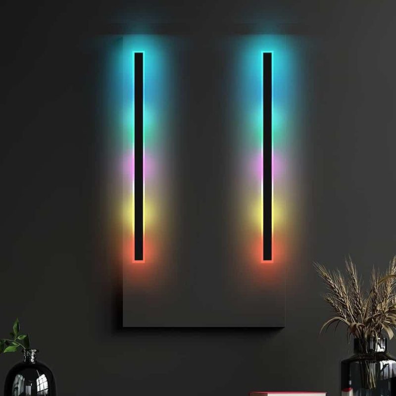 Outdoor Wall Lights |   Modern/Contemporary LED Outdoor Wall Light Sconce, Outdoor Long Strip LED Wall Sconce Multi, White Outdoor Lighting Multi, White