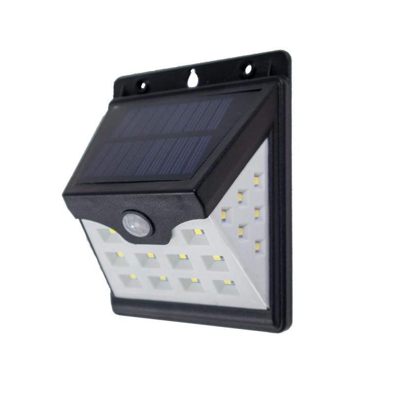 Security Lighting |   22 LED Solar Lights Wireless Waterproof Motion Sensor Outdoor Light for Patio, Deck, Yard with Motion Activated Auto On/Off Black Outdoor Lighting Black